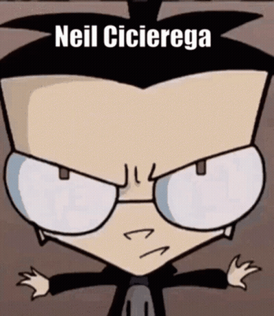 Neil Cicierega Cartoon Character With Glasses GIF