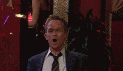 Neil Harris Receiving Congrats With Confetti GIF