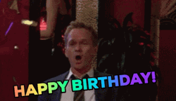Neil Patrick Happy Birthday Office Greeting GIF