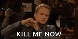 Neil Patrick Harris Demonstrating Strangle Kill Me Now GIF