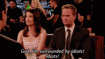 Neil Patrick Harris Im Surrounded By Idiots GIF