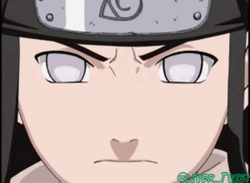 Neji Hyuga Cool Eye Look  GIF