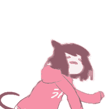 Neko Aggressive Anime Dance GIF