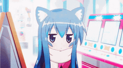 Neko Girl Ears Moving GIF