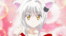 Neko Girl Wink GIF