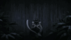 Neko Tail Anime Shocked In Woods GIF