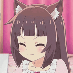 Nekopara Anime Shook Reaction GIF