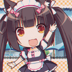 Nekopara Chibi Chocola Happy GIF