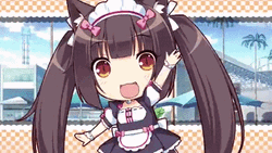 Nekopara Chocola Different Moods GIF