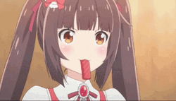 Nekopara Chocola Eating GIF