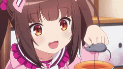 Nekopara Chocola Playing Mouse GIF
