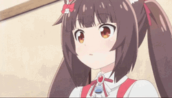 Nekopara Chocola Scared And Shocked GIF