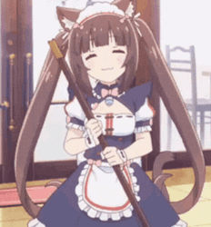 Nekopara Chocola Wide Smile GIF