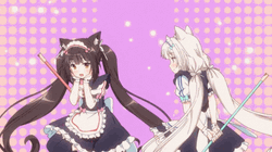 Nekopara Vanilla And Chocola Jumping GIF