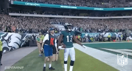 Nelson Agholor Enters The Game GIF