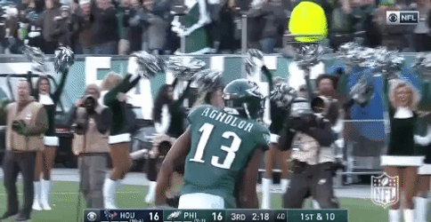 Nelson Agholor Intense Game GIF