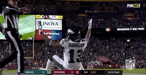 Nelson Agholor Sitting Like A Kid GIF