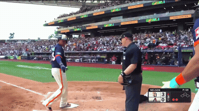 Nelson Batting At Baseball Game GIF