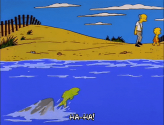 Nelson Haha At The Beach GIF