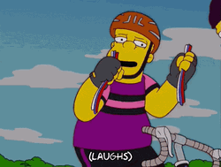 Nelson Haha Cycling With Friend GIF