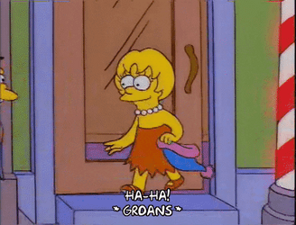 Nelson Haha Laughing At Lisa GIF