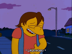 Nelson Haha Mischievous Chuckle GIF
