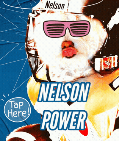 Nelson Power Poster With Football Player GIF