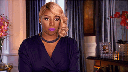 Nene Leakes Lip Trill Exhausted Overacting GIF