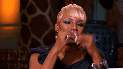 Nene Leakes Silly Hand Fight Mocking GIF
