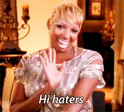 NeNe Leakes Waving Hi Haters GIF
