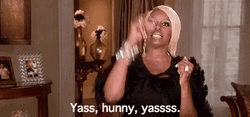NeNe Leakes Yessss While Seating GIF