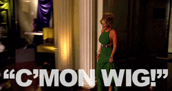 Nene The Ghetto Walking Come On Wig GIF