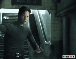 Neo Matrix Vs Agent Smith GIF