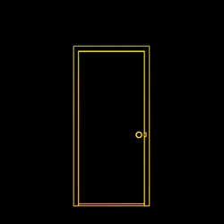 Neon Black Endless Doors GIF