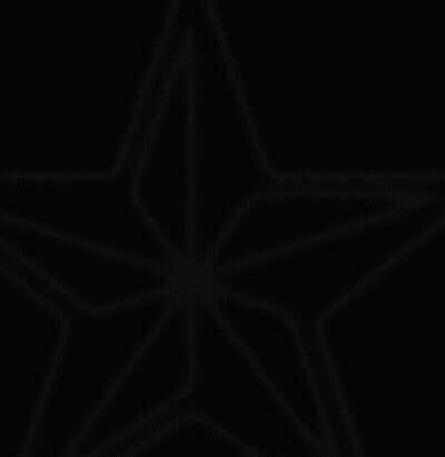 Neon Blue Star Glowing In Dark GIF