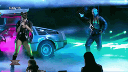 Neon Car Stage X Factor Italy GIF