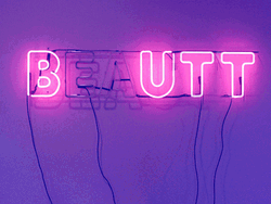 Neon Eat Beauty Butt GIF
