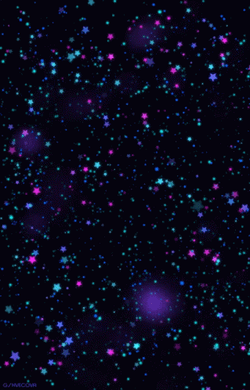 Neon Galaxy Sparkling GIF