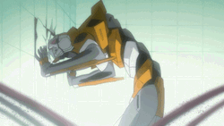 Neon Genesis Evangelion Yellow Evangelion Unit GIF