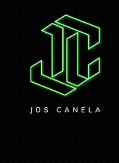 Neon Green Jos Canela Logo GIF