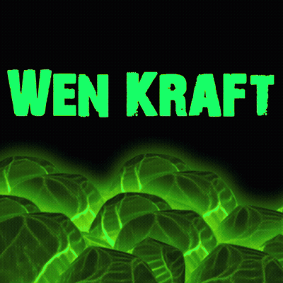 Neon Green Sign Saying Wen Kraft GIF