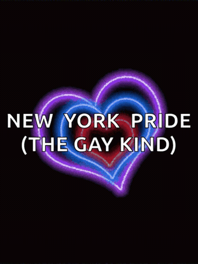 Neon Heart New York Pride (The Gay Kind) GIF