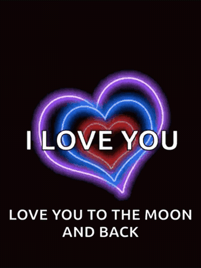 Neon I Love You Sign GIF