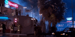 Neon Lights 80S Car Movie GIF