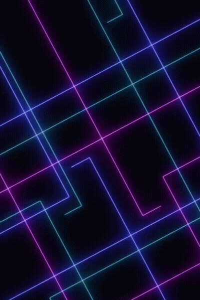 Neon Lines On A Black Background In The Style Of The 80S . GIF
