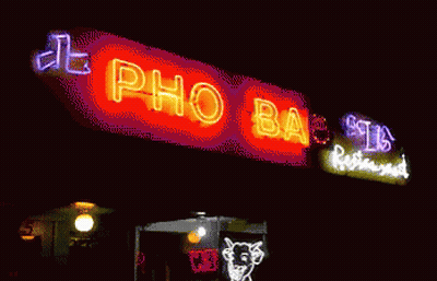 Neon Pho Bar Sign GIF