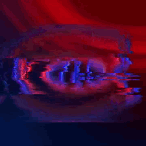 Neon Sign For Montreal Canadiens On Red Background GIF