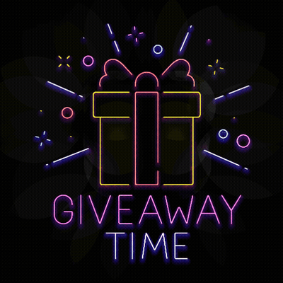 Neon Sign Gift Box Giveaway Time GIF