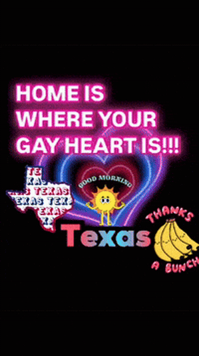 Neon Sign Home Is Where Your Gay Heart Is GIF