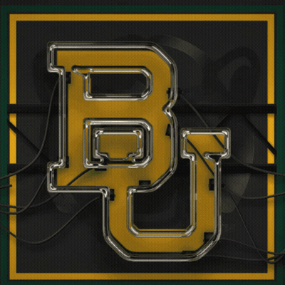 Neon Sign Letter B And U GIF